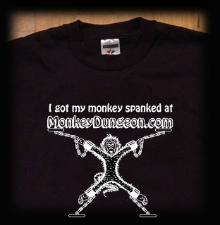 got my monkey spanked at monkey dungeon 
